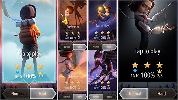 Rolling Sky 2 - All Levels | Normal vs Hard [OFFICIAL]