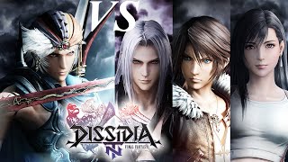 Dissidia Final Fantasy NT 1v3: Firion vs. Squall, Sephiroth & Tifa
