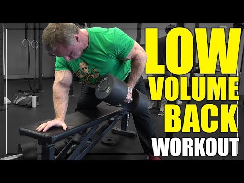5 Exercise Low Volume Back Workout Youtube 5 Exercise Low Volume Back Workout Youtube