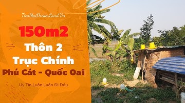 150m2 trục chính Thôn 2, Phú Cát, Quốc Oai | Đất Nền Sơn Tây