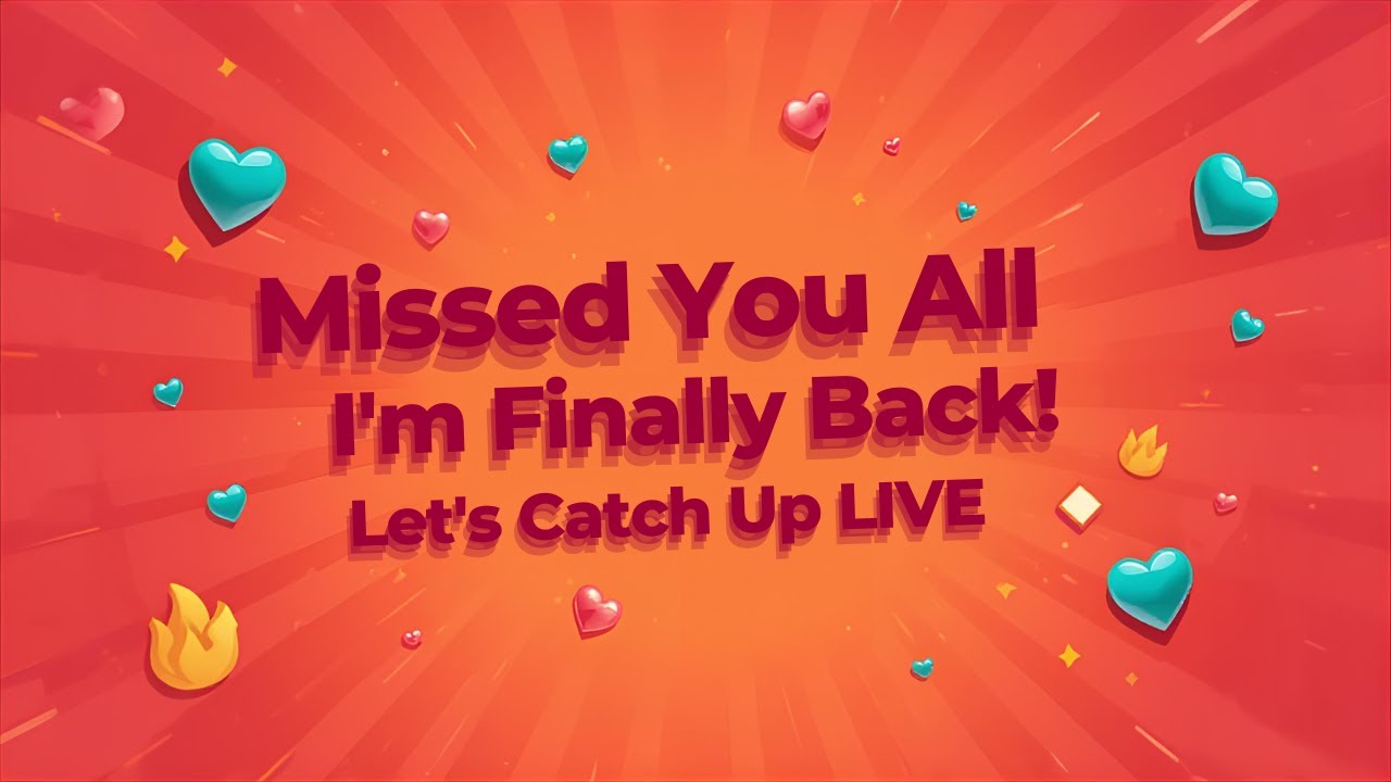 👉 Missed You All ️ | I’m Finally Back! Let’s Catch Up LIVE 💬🔥” - YouTube