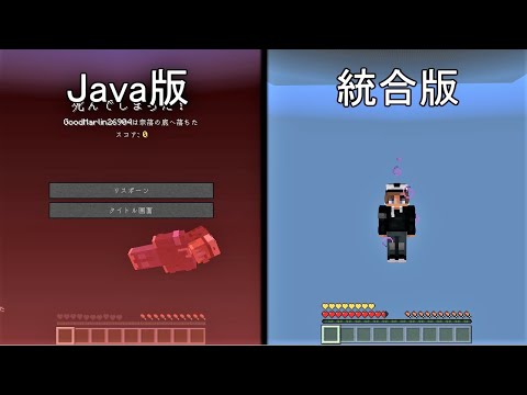 Java版と統合版の違い #7