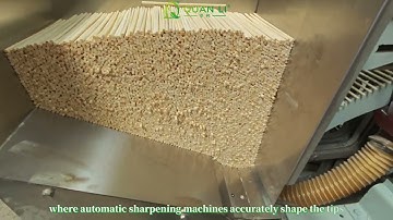 QUAN LI|The Complete Bamboo Chopsticks Production Process