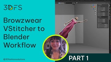 Browzwear VStitcher to Blender Workflow - Part 1