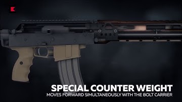 Kalashnikov SR1 - Balanced Automatics Recoil System