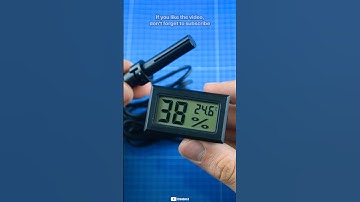 MINI thermometer and hygrometer with LCD #thermometer #lcd #greenhouse