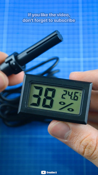 MINI thermometer and hygrometer with LCD #thermometer #lcd #greenhouse
