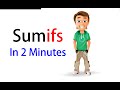 شرح دالة Sumifs - في دقيقتين