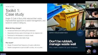 Webinar-Circular Economy Toolkits: Practical ways to reduce waste in hospitality