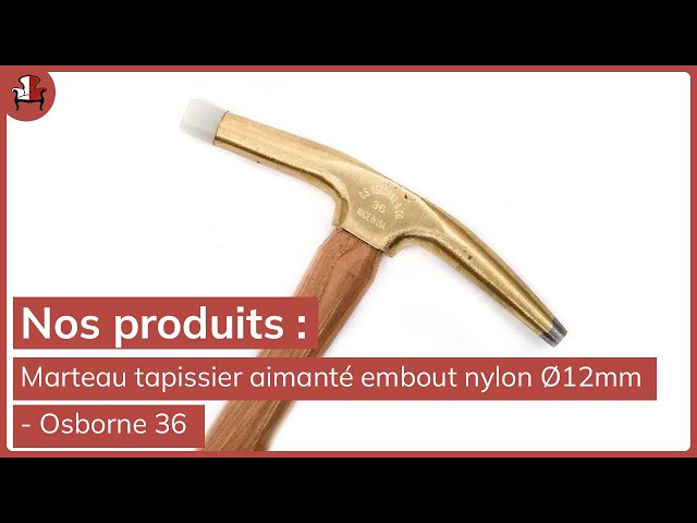 Marteau tapissier aimanté avec embout nylon Osborne 36 - ø12mm