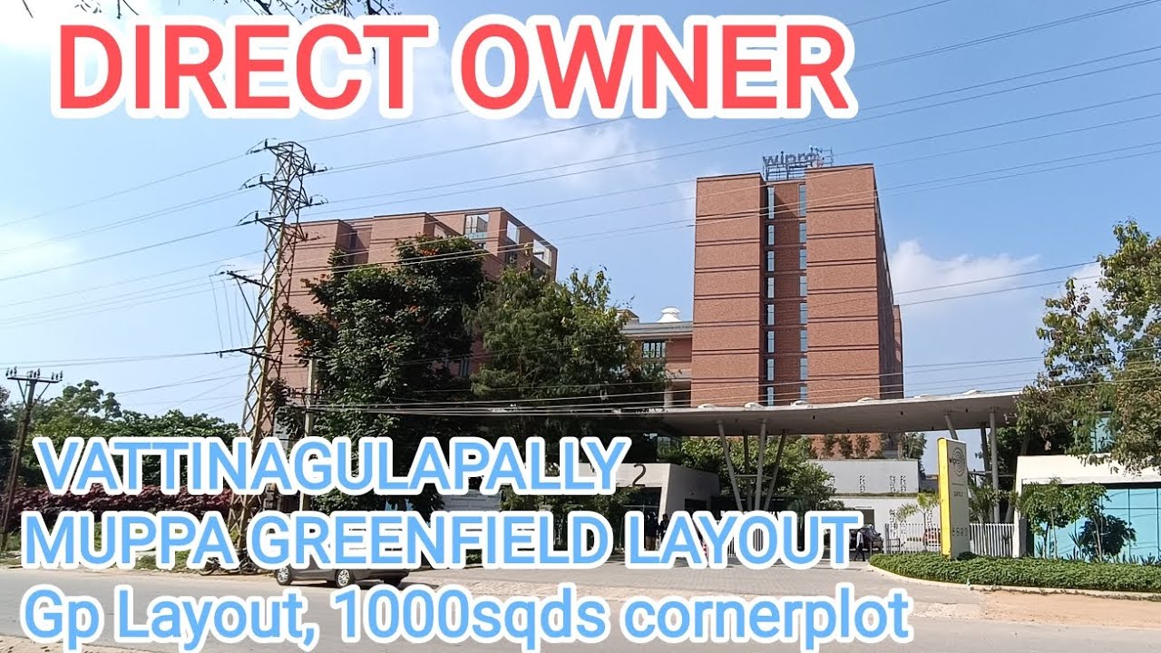 VATTINAGULAPALLYMUPPA GREEN FIELDOPEN PLOT 9966 999 407 YouTube