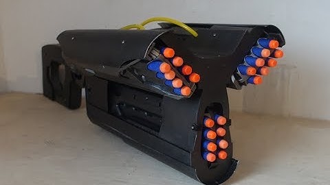 DIY NERF Doom BFG, firing 6 darts at once!