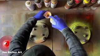 High pressure vs Low pressure spray cans : Spray paint art tutorial