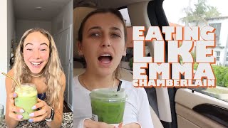 I tried eating EMMA CHAMBERLAIN'S Diet For An Entire Day!