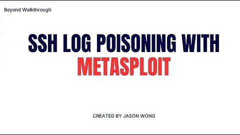 Cyber Security | CTF | Vulnhub | Bellatrix | SSH Log Poisoning With Metasploit