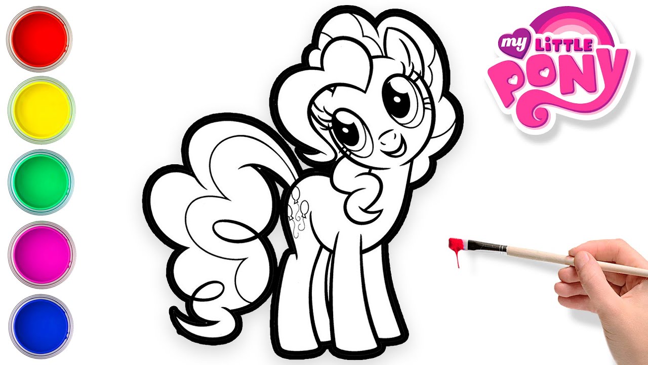 Step-by-Step My Little Pony Coloring Tutorial - YouTube