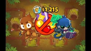 BTD6 | Logs CHIMPS with only $1215 spent (v40.0)