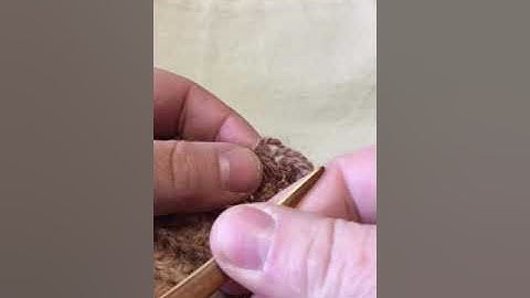 Ending a Project in Nalbinding / Needle-binding by Karin Byom