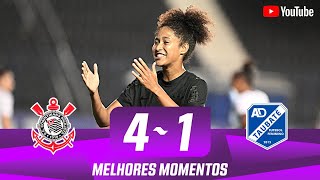 CORINTHIANS 4 X 1 TAUBATÉM | MELHORES MOMENTOS | 1ª RODADA | PAULISTÃO FEMININO 2024