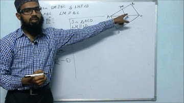 In the given figure, LM || CB and LN || CD Prove that AM/AB=AN/AD