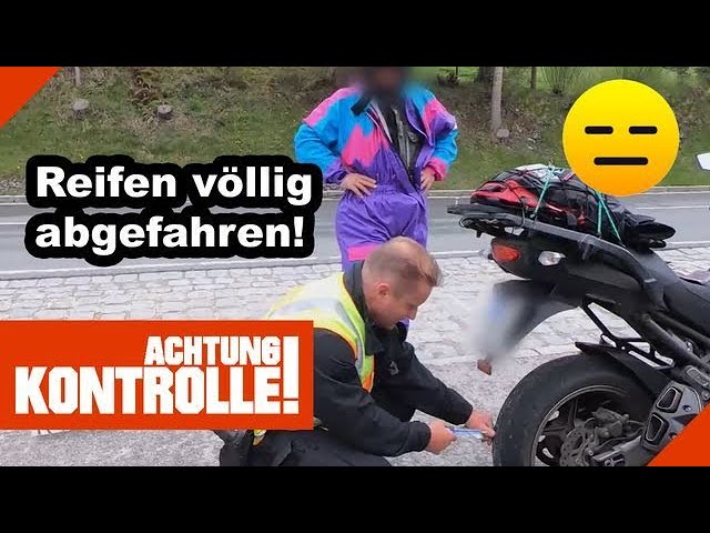 Motorrad-Rückstrahler fehlt! 😐 Fahrer zeigt sich einsichtig