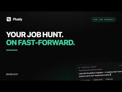 Pluely for Job Hunting: Invisible AI Over Job Boards, Applications & Interviews — Full Demo