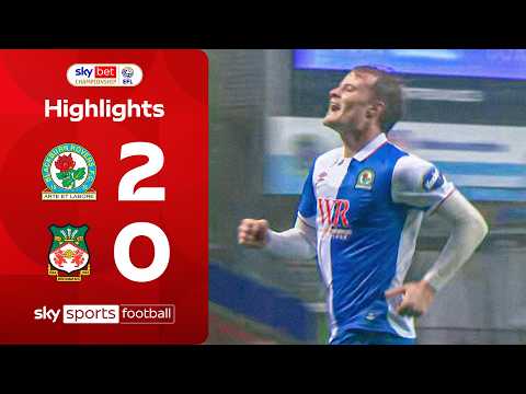Guðjohnsen double sinks Wrexham 👏 | Blackburn 2\u002D0 Wrexham | EFL Highlights