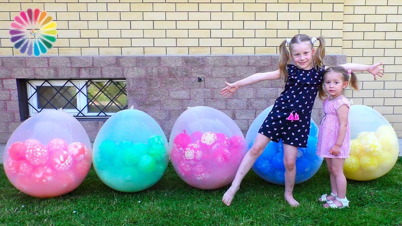 Blow up GIANT BALLOONS 1000+ Easy Experiments for Kids Learn Colors