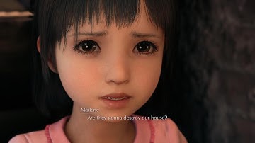 Saddest moment in FF7 Remake | Marlene & Aerith | PS5 | 4K HDR