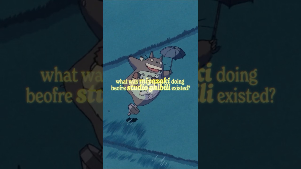 Чем занимался Миядзаки до студии Ghibli?🤔 