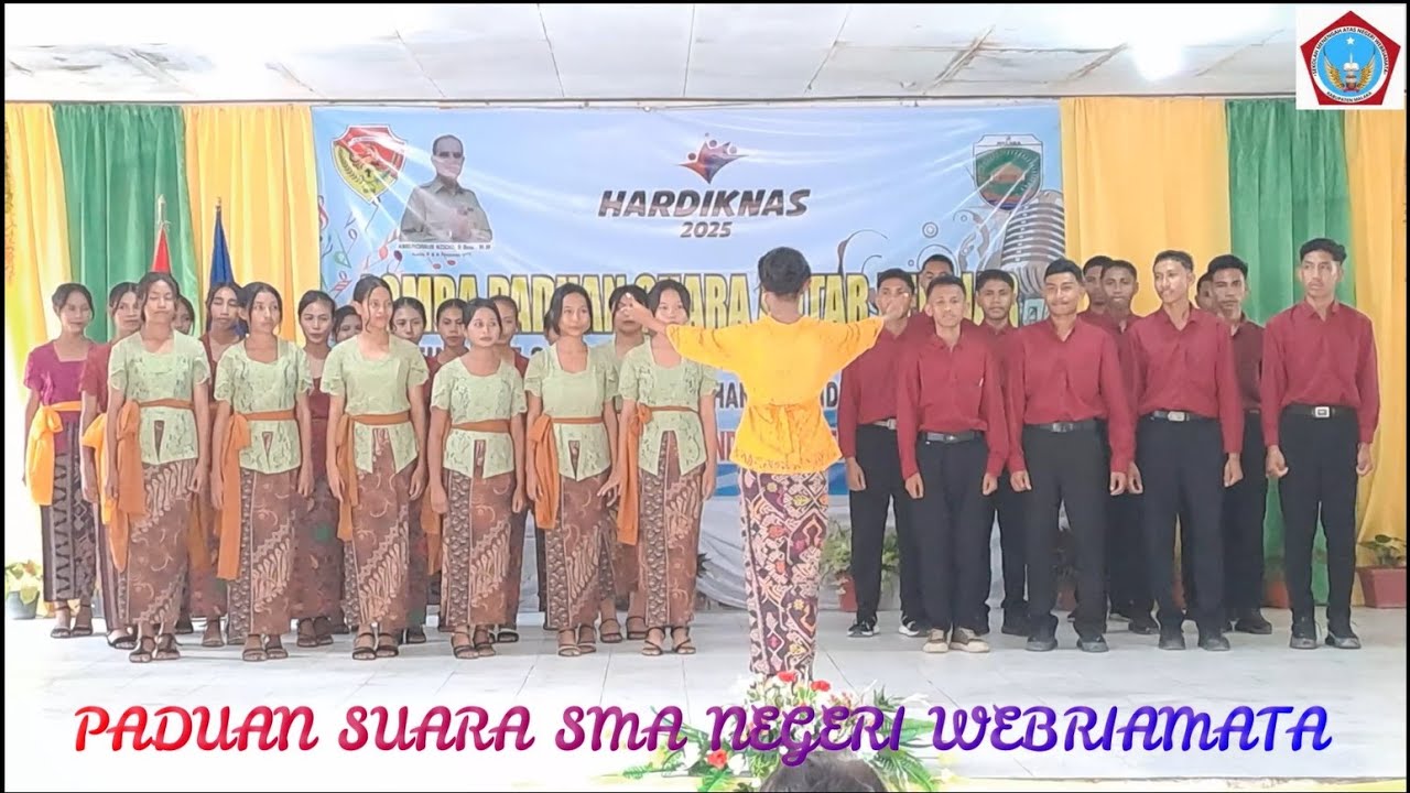 GENTA BELIS OLEH PADUAN SUARA SMA NEGERI WEBRIAMATA