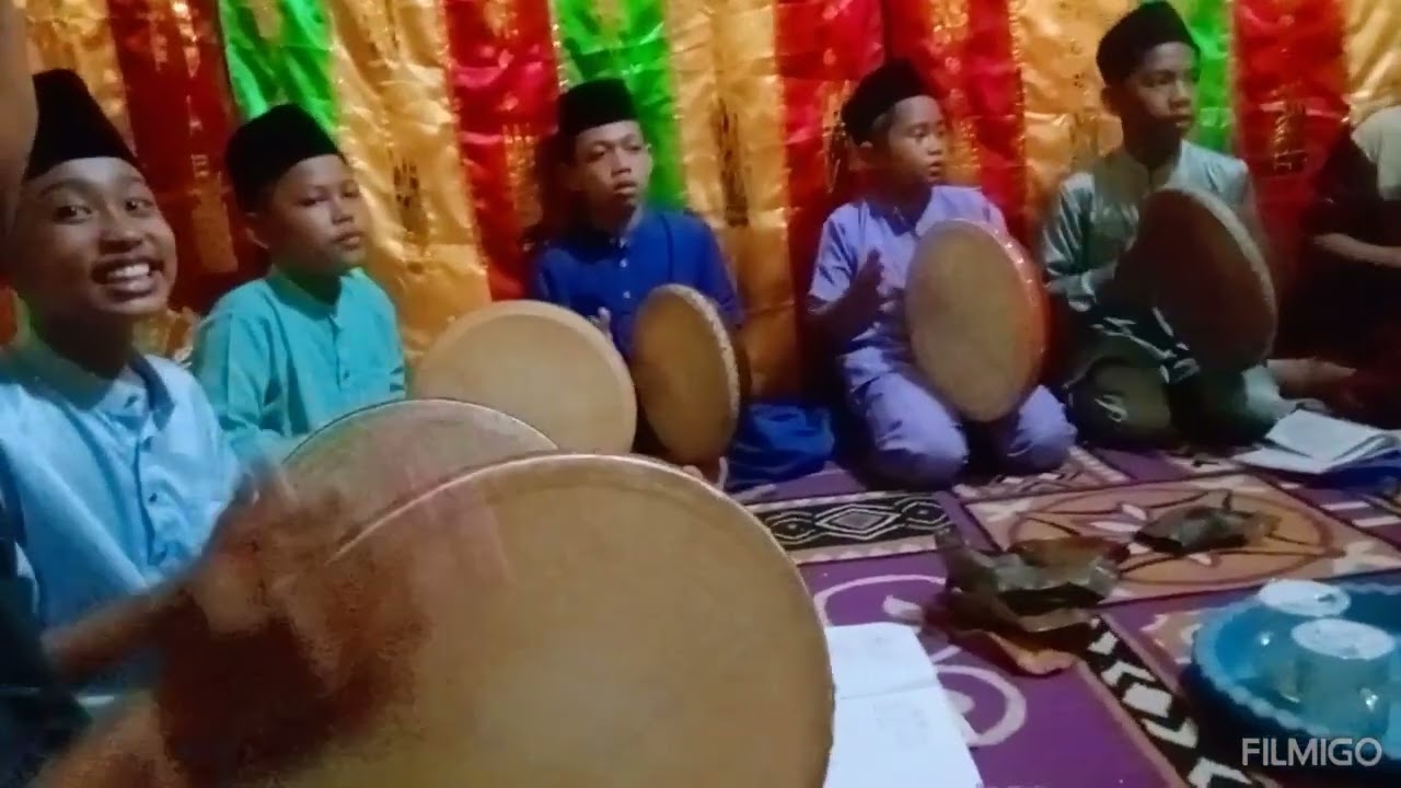 Bawak lagu صلو ایلا Aksi Group kesenian kompang Tunas pusaka