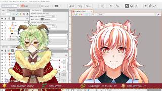 1st livestream! (test?) Vtuber Live2D model rig