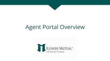Agent Portal Overview