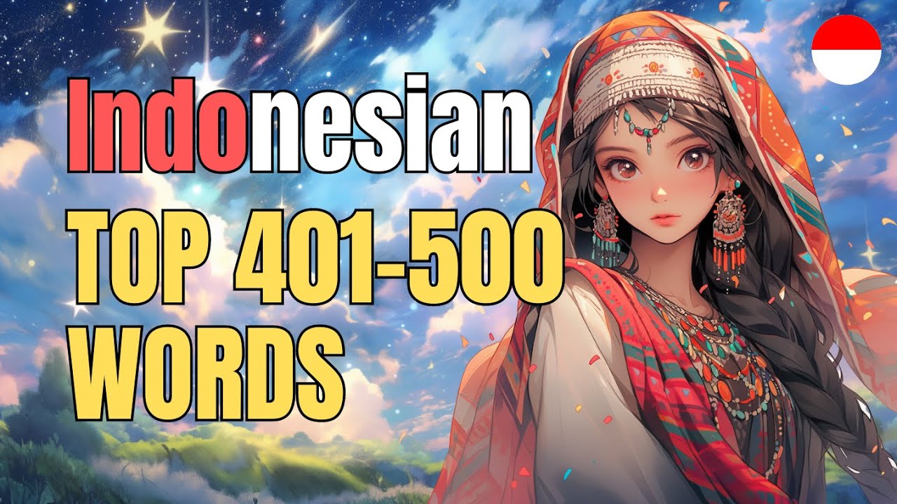 🇮🇩 Learn Indonesian | 401-500 Most Common Words - YouTube