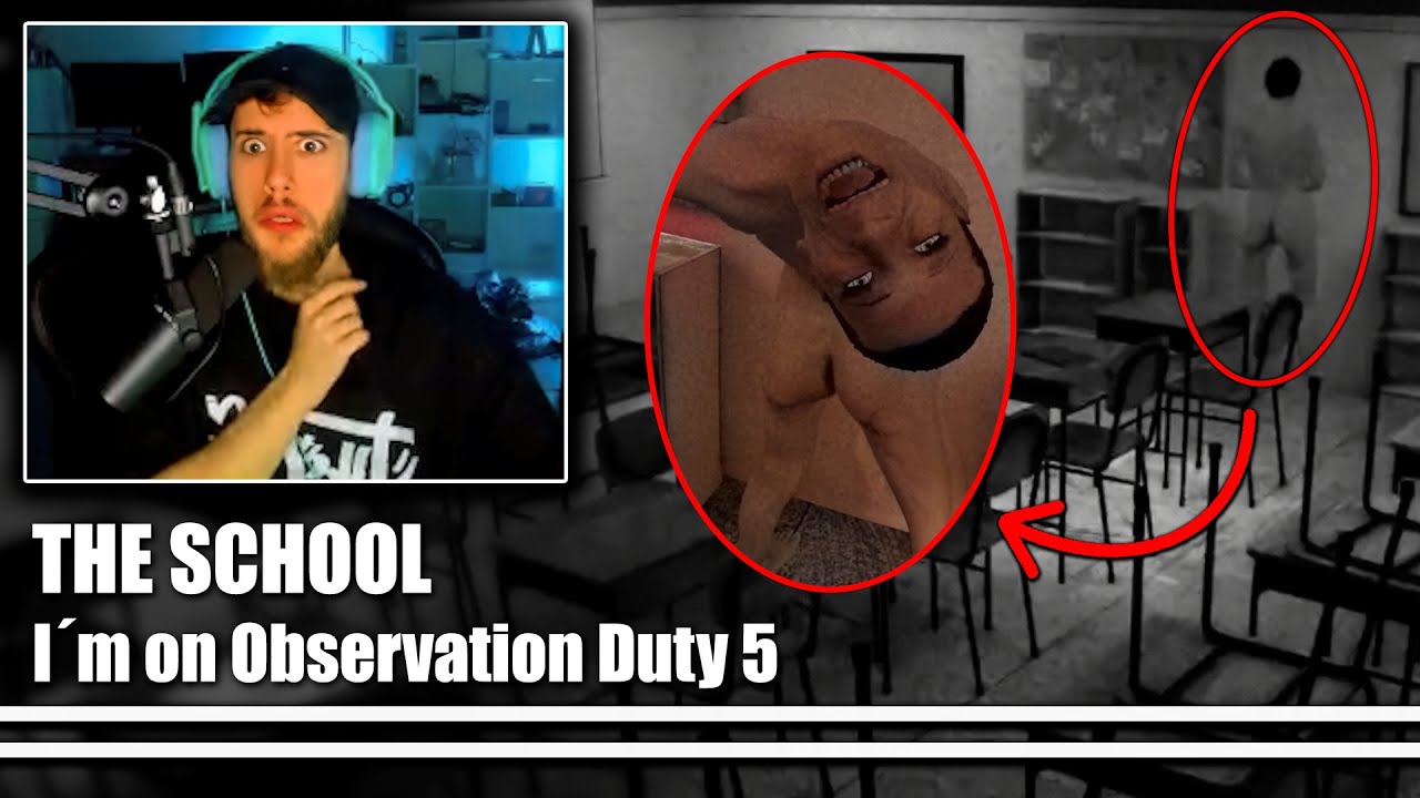 PASAN COSAS TURBIAS EN EL COLEGIO 👁️ I'm on Observation Duty 5 (The School) #SalióCaldo