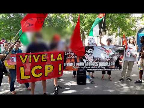 Paris : prise de parole de la LJR à la manifestation pour la libération de Georges Ibrahim Abdallah