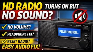 How to Fix ANY Digital HD FM Radio NO SOUND But Still Turns On Revo Sangean Roberts Pure Ruark Ocean screenshot 2