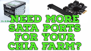 #chia Need more SATA ports for your Chia Farm? Install this!!!