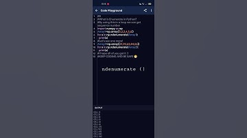 What is Enumeration in Python?#coding #pythonforbeginners #shorts
