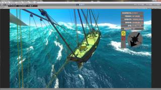 Lost Island (Unity3d) trying to set up something like storm (Попытка настроить шторм)