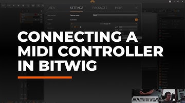 Connecting a MIDI Controller in Bitwig Studio 5