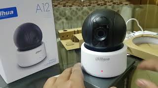 Dahua A12 Wi Fi PT Camera-Unboxing & Setup-2018