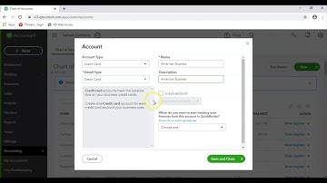 QuickBooks Online - Add Account to Chart of Accounts