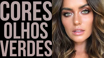 Que cor de cabelo combina com olhos verdes?