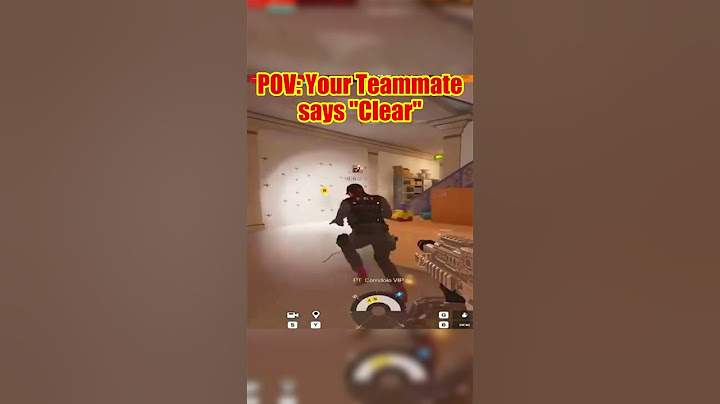 Your Teammate says "Clear"