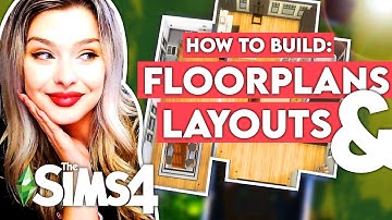 HOW TO BUILD Floorplans and Layouts in The Sims 4 // Sims 4 Floorplan Building Tips and Tutorial