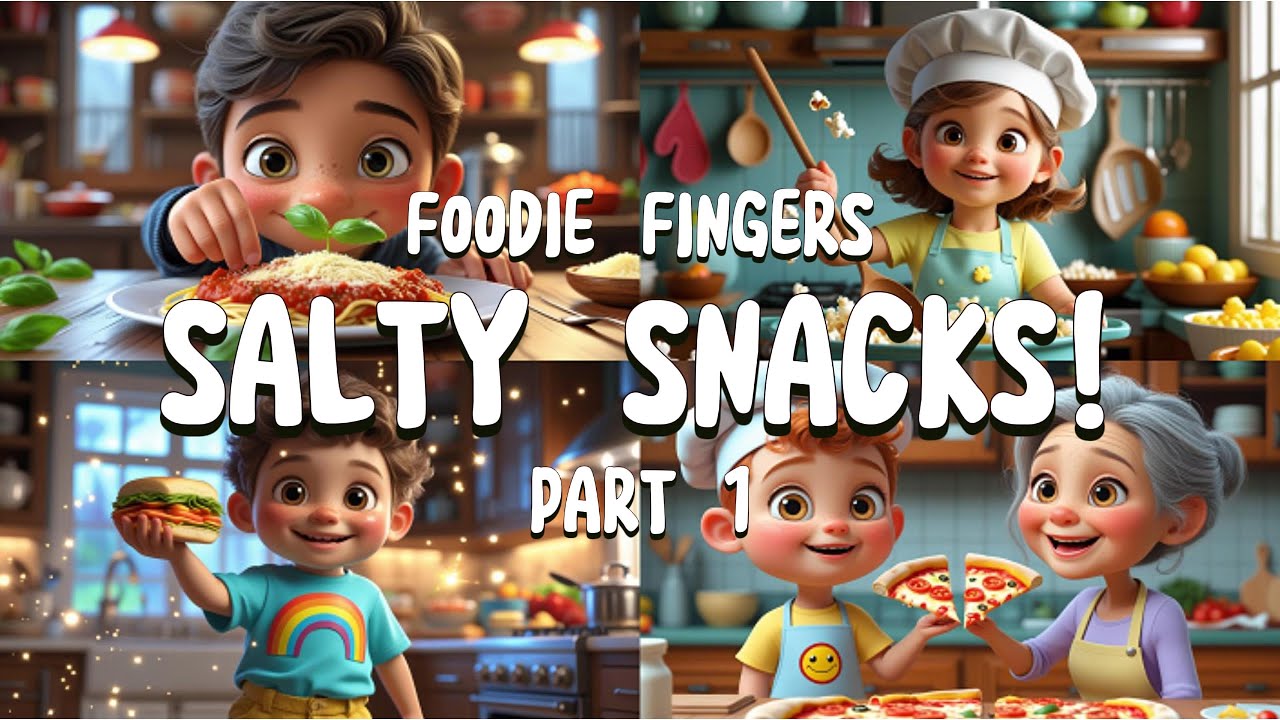 Salty Snacks - Part 1! | Fun & Easy Kids Recipe | Foodie Fingers