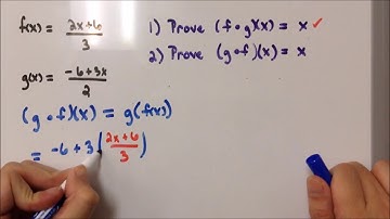 1.7B Verifying Inverse Functions Set 1