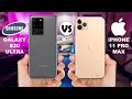 Samsung Galaxy S20 Ultra vs iPhone 11 Pro Max
